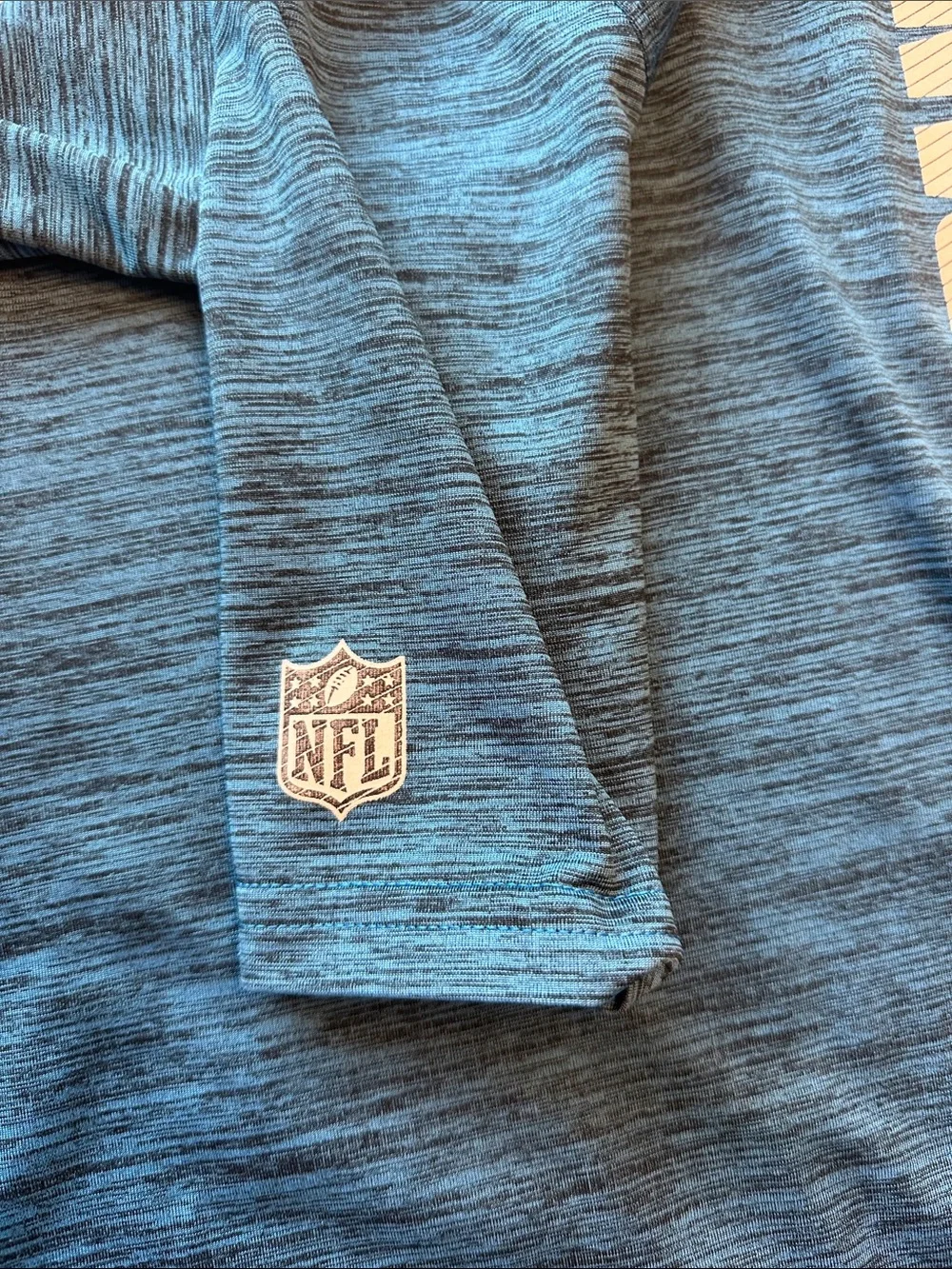 Nike Panthers Youth Long-Sleeve Tee - Teal/Blue